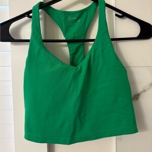 aerie Green Racerback Tank Top